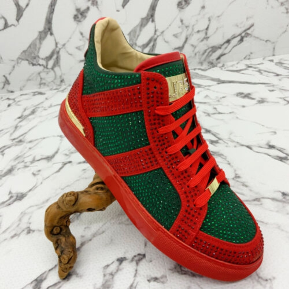 Men's J75 by Jump Green | Red Spezia Mid Hi-Top Bestseller Sneakers